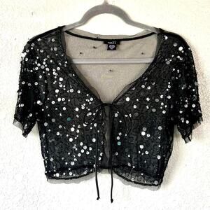Whimsigoth sequin shawl has